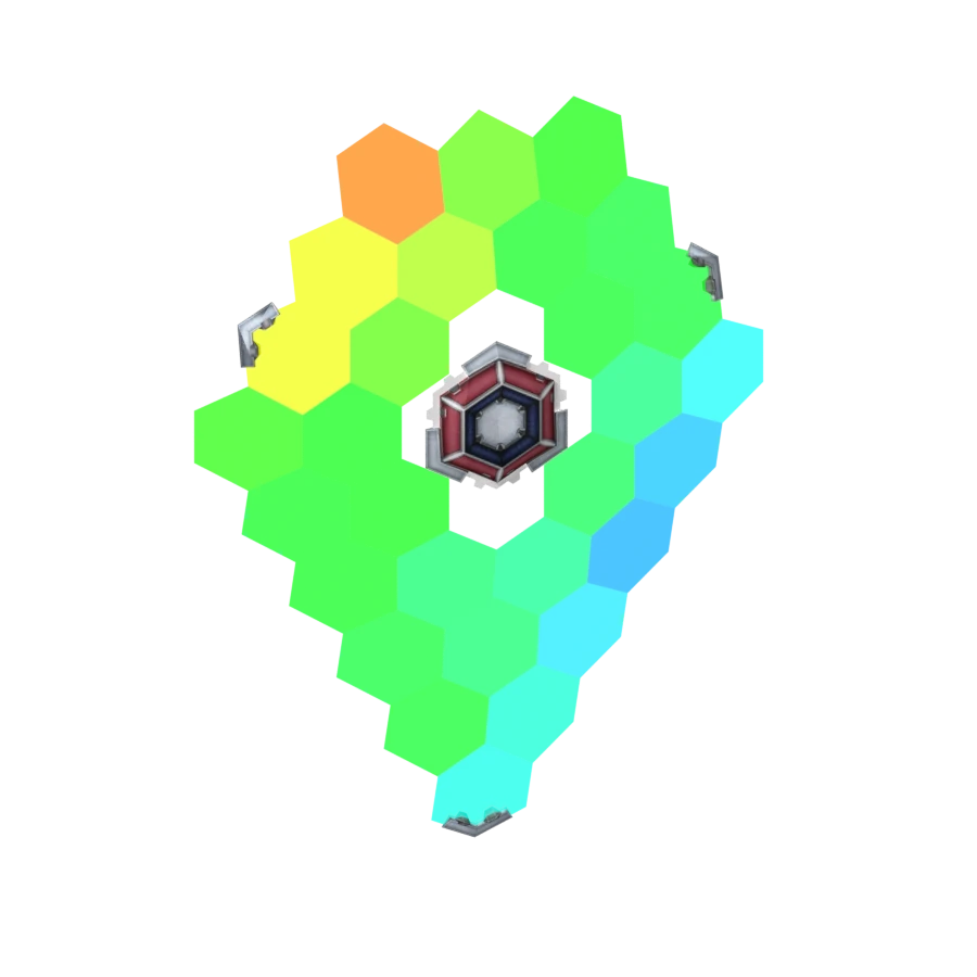 Honeycomb Reflector · Model preview